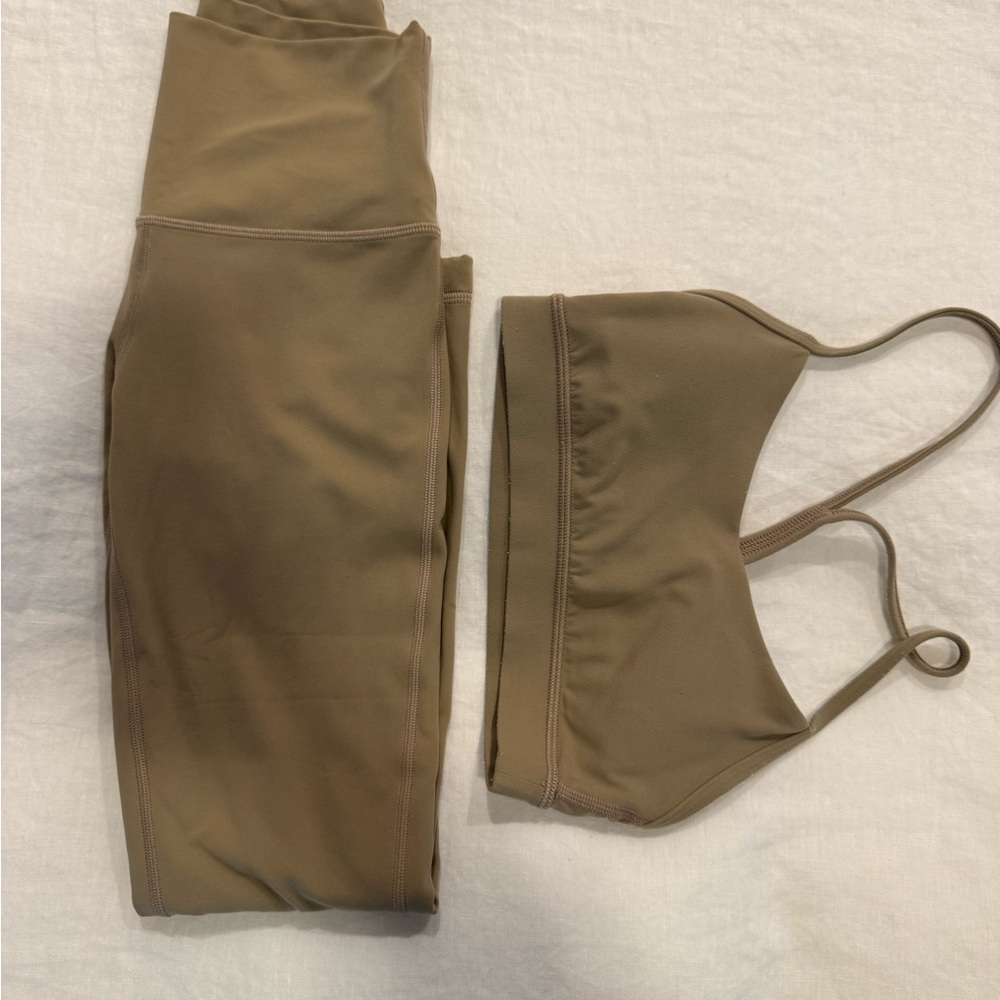 Lululemon Align HR Pant 25” & Flow Y Sports Bra